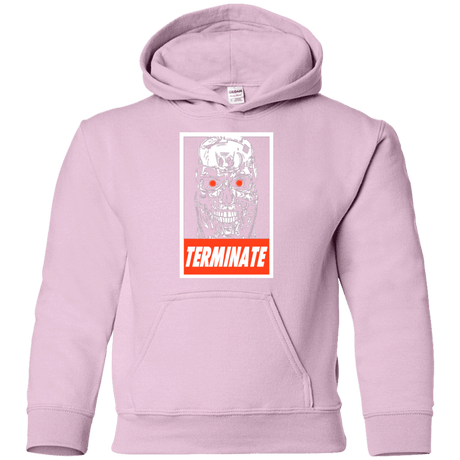 Sweatshirts Light Pink / YS Terminate Youth Hoodie