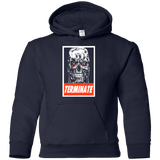 Sweatshirts Navy / YS Terminate Youth Hoodie