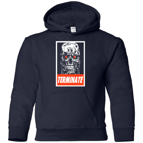 Sweatshirts Navy / YS Terminate Youth Hoodie
