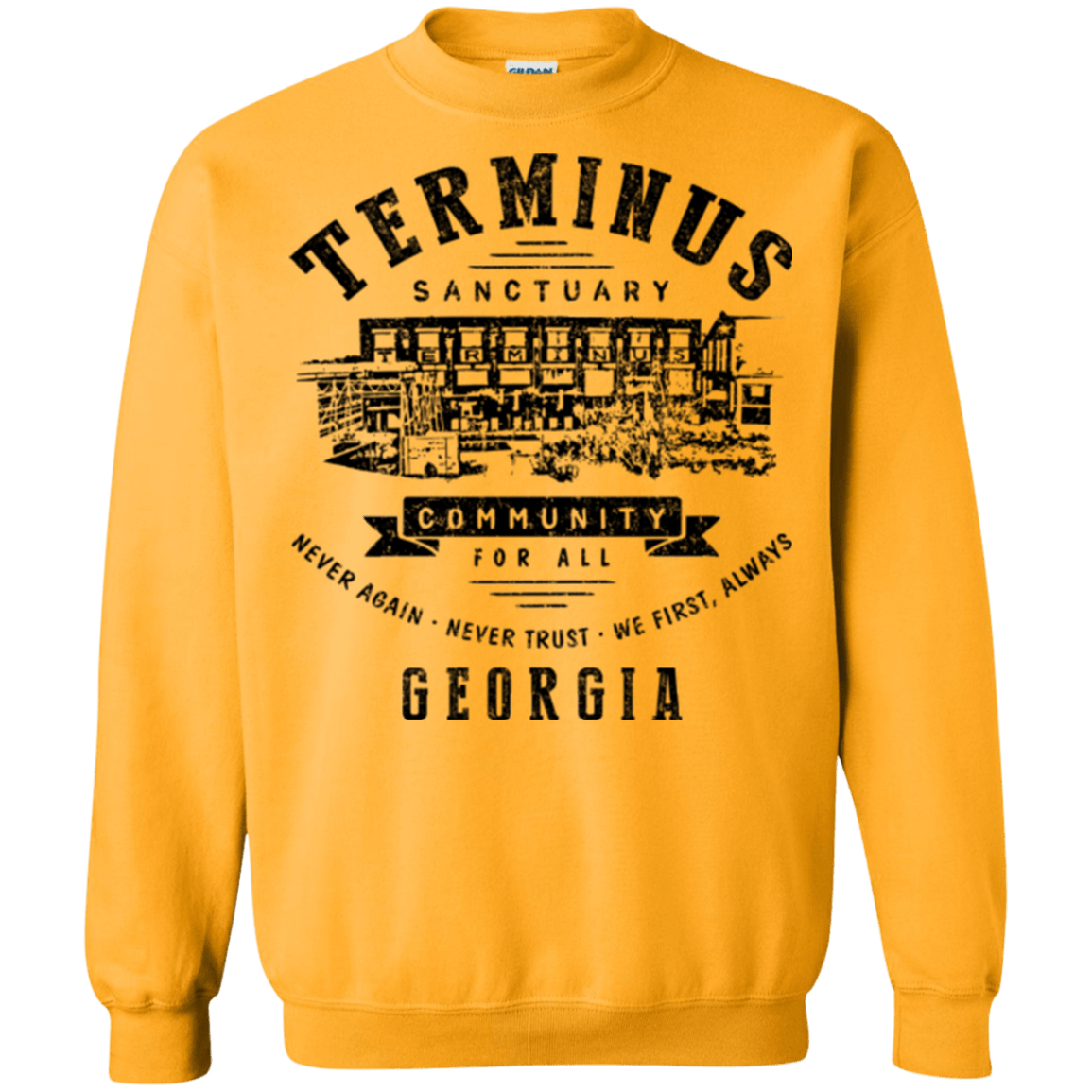 Sweatshirts Gold / Small Terminus Sanctuary Community Crewneck Sweatshirt