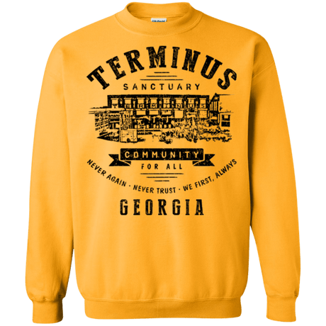 Sweatshirts Gold / Small Terminus Sanctuary Community Crewneck Sweatshirt