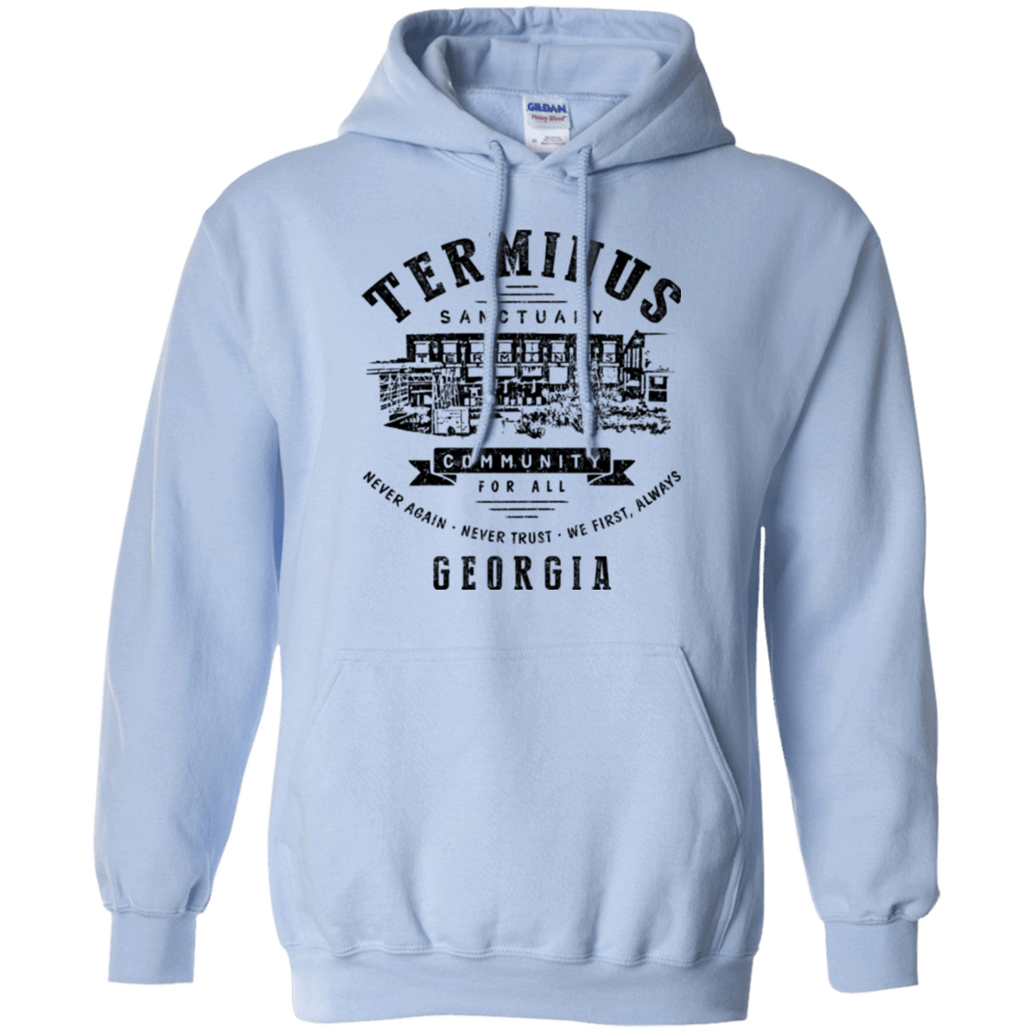 Sweatshirts Light Blue / Small Terminus Sanctuary Community Pullover Hoodie