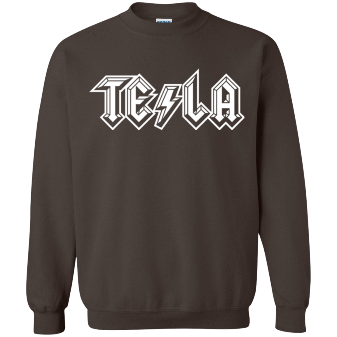 Sweatshirts Dark Chocolate / Small TESLA Crewneck Sweatshirt