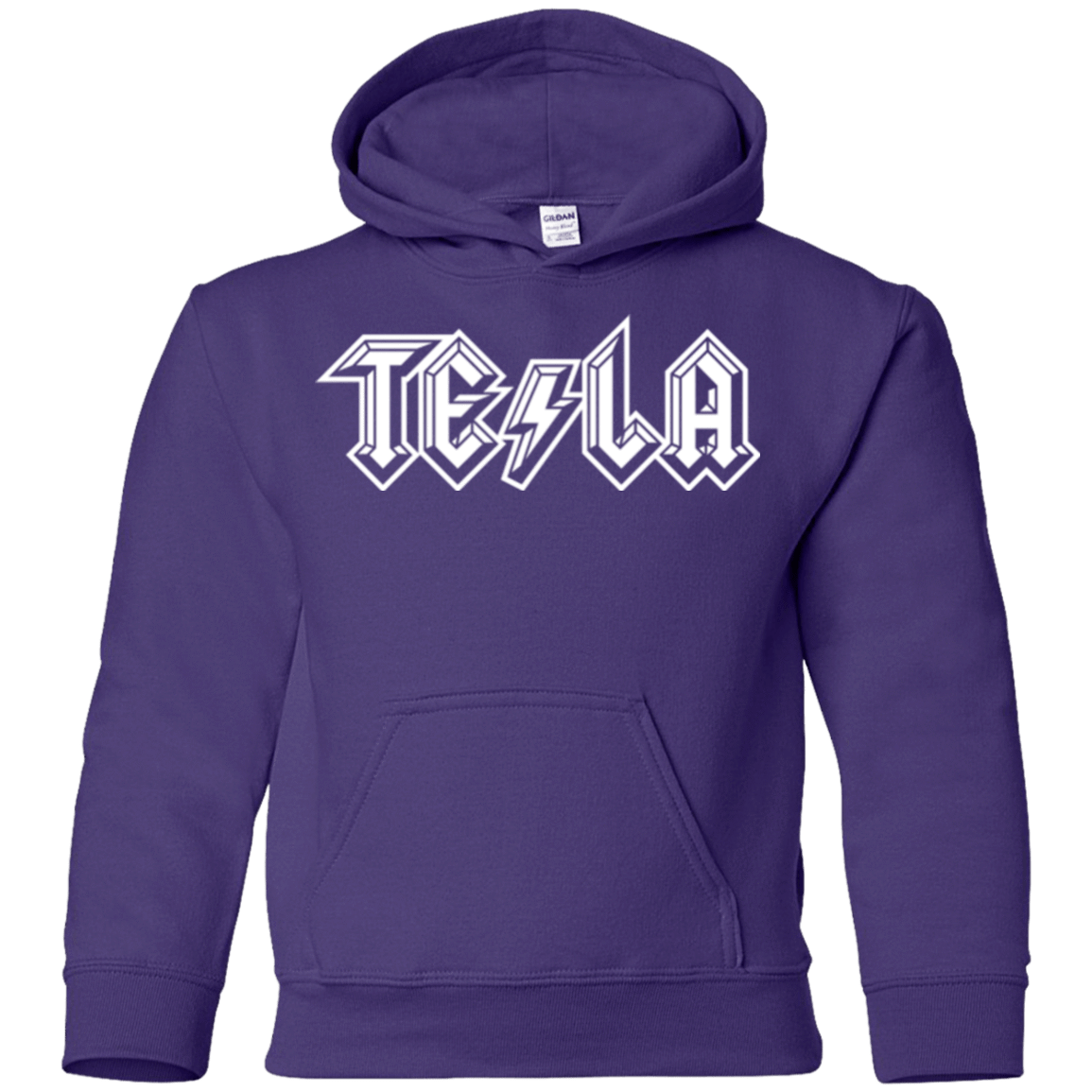 Sweatshirts Purple / YS TESLA Youth Hoodie