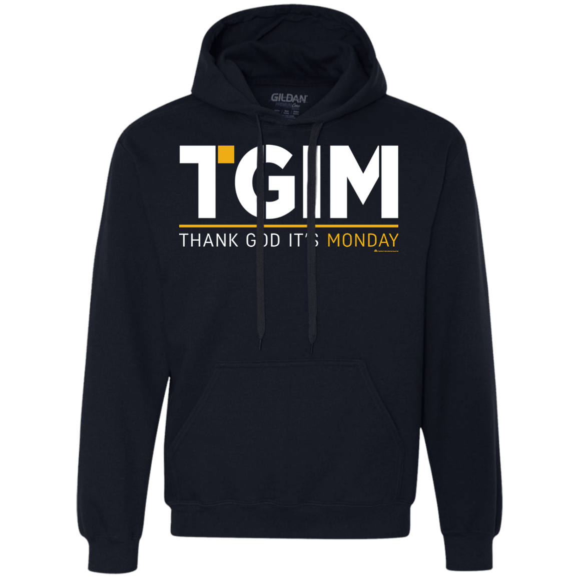 Sweatshirts Navy / Small Thank God Its Monday Premium Fleece Hoodie