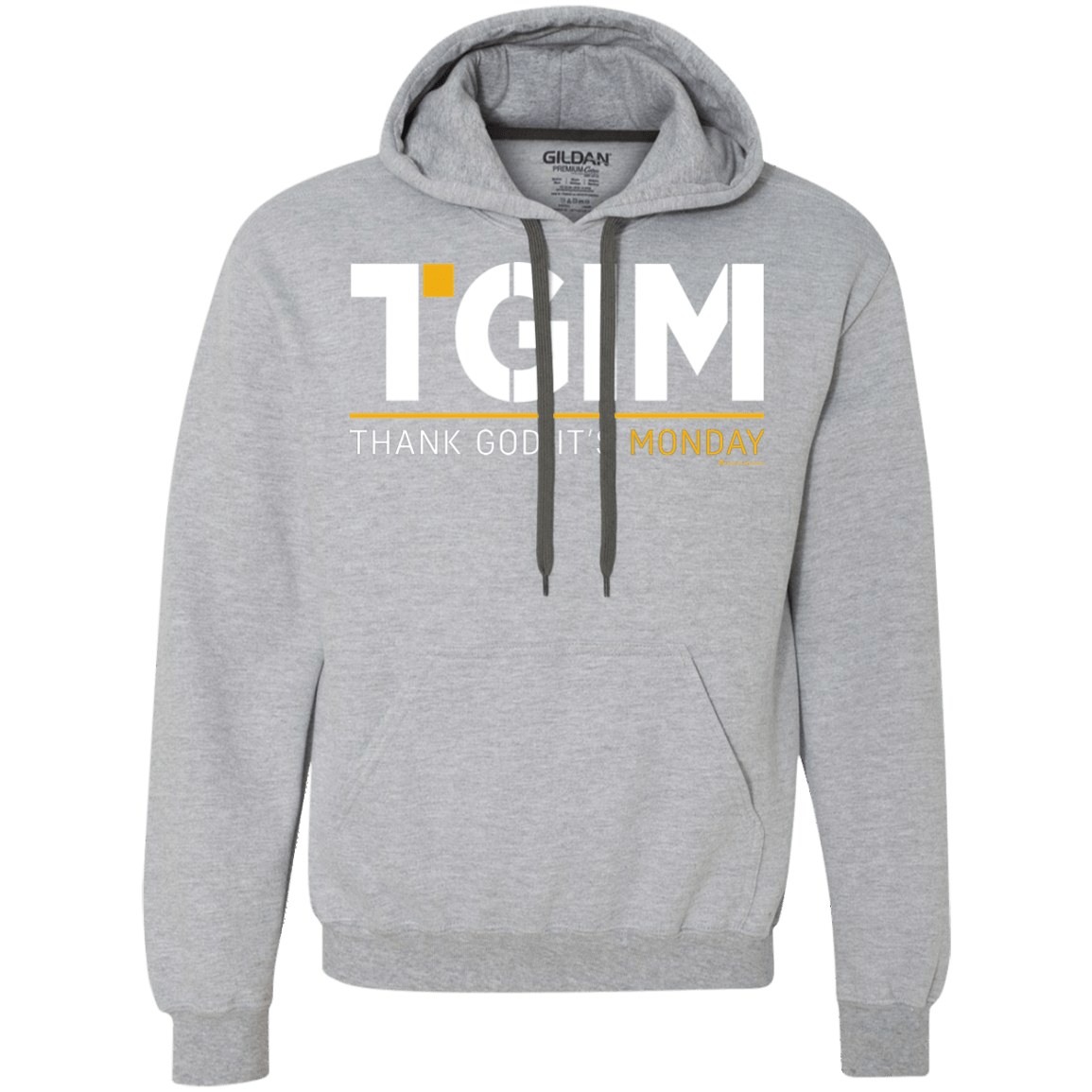 Sweatshirts Sport Grey / Small Thank God Its Monday Premium Fleece Hoodie