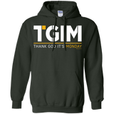 Sweatshirts Forest Green / Small Thank God Its Monday Pullover Hoodie
