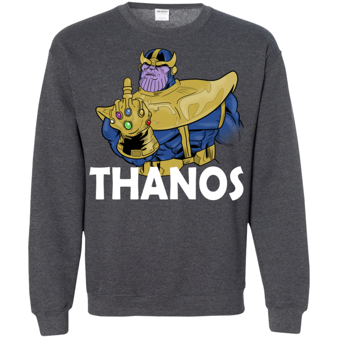 Sweatshirts Dark Heather / S Thanos Cash Crewneck Sweatshirt