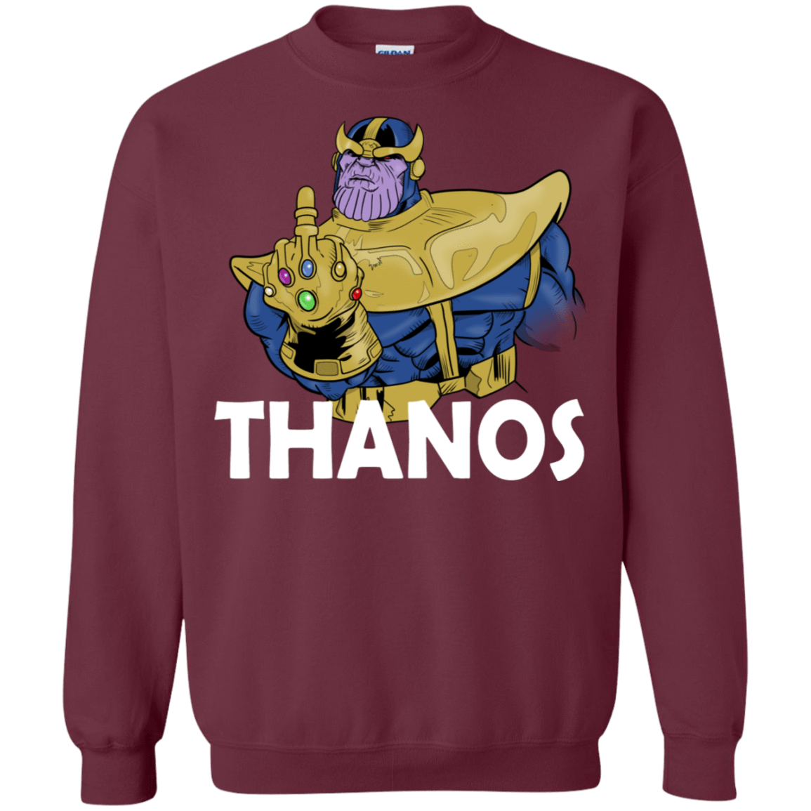 Sweatshirts Maroon / S Thanos Cash Crewneck Sweatshirt