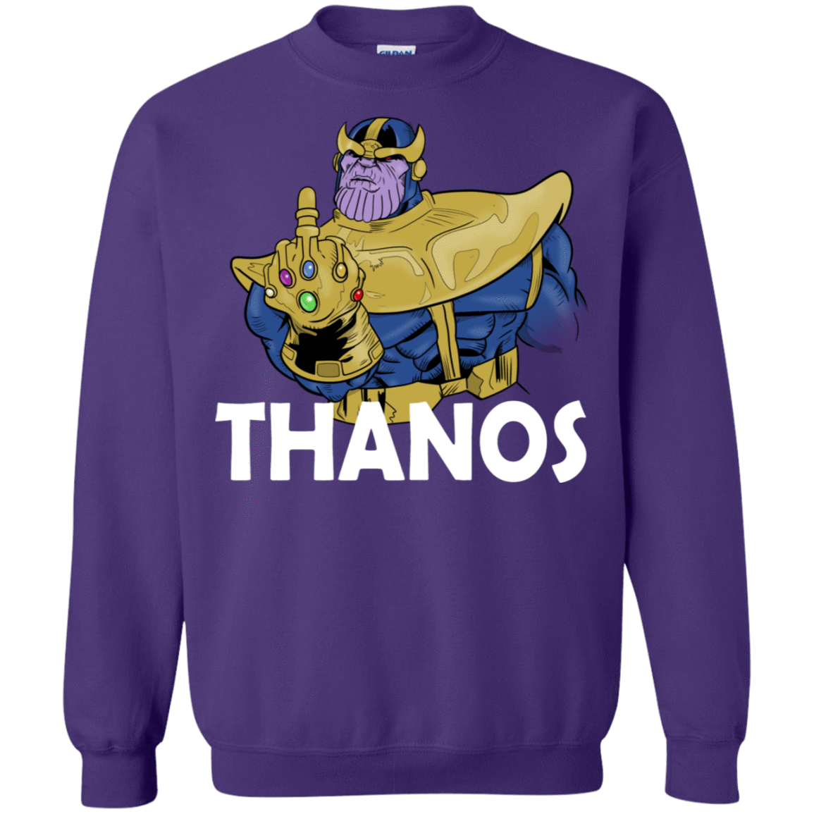 Sweatshirts Purple / S Thanos Cash Crewneck Sweatshirt