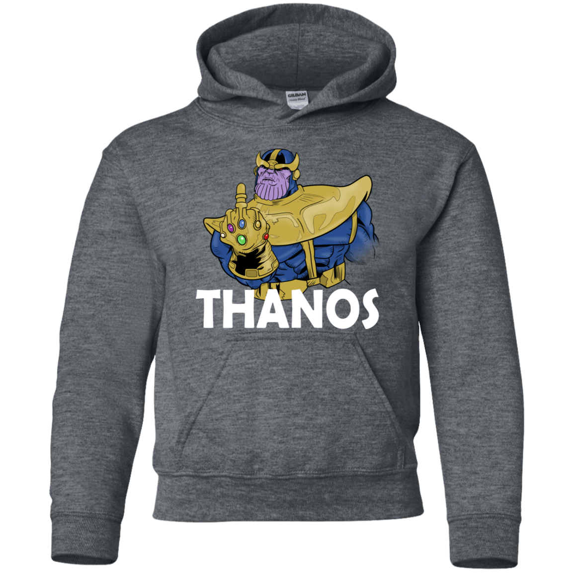 Sweatshirts Dark Heather / YS Thanos Cash Youth Hoodie