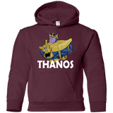 Sweatshirts Maroon / YS Thanos Cash Youth Hoodie
