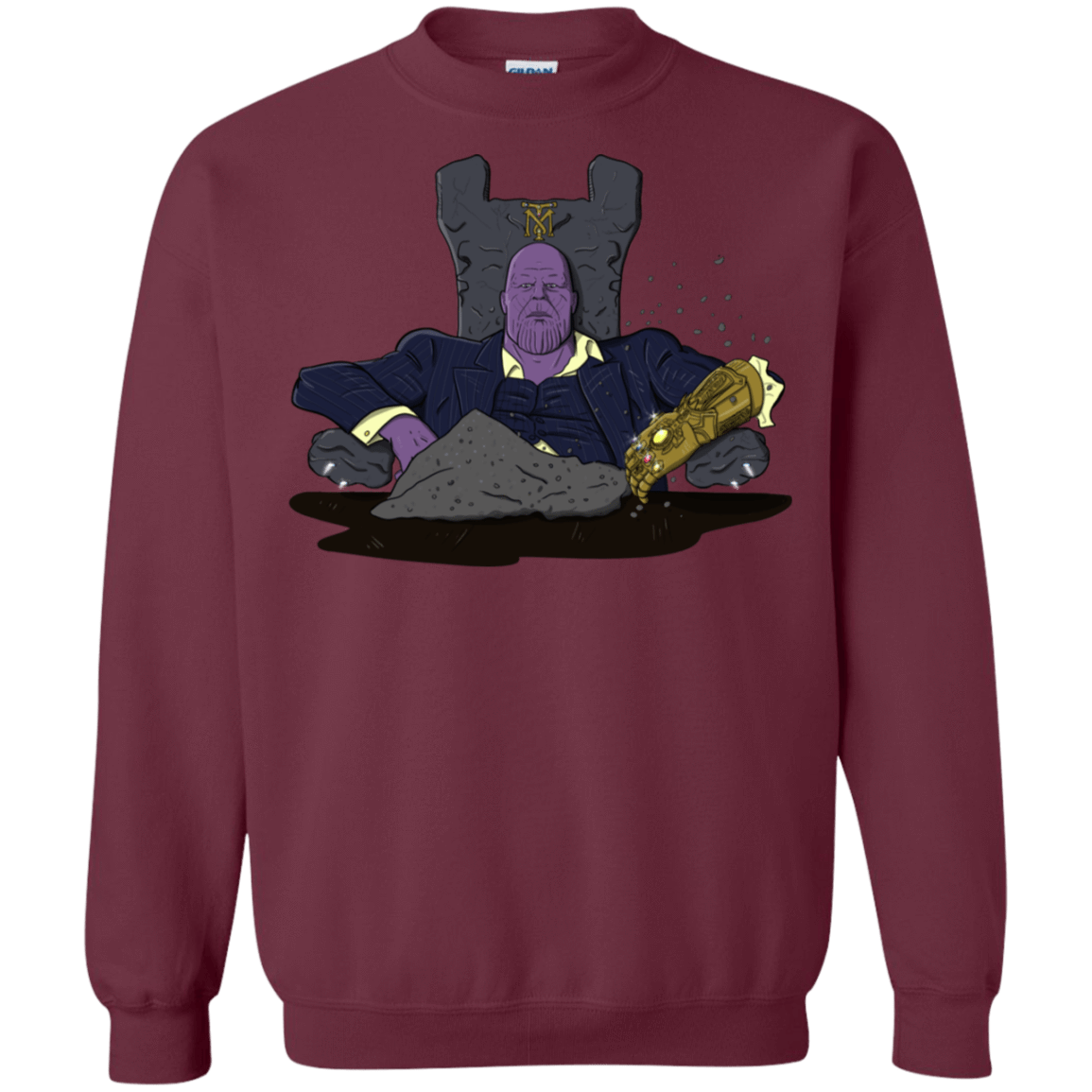 Sweatshirts Maroon / S Thanos Montana Crewneck Sweatshirt