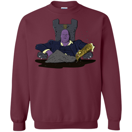 Sweatshirts Maroon / S Thanos Montana Crewneck Sweatshirt