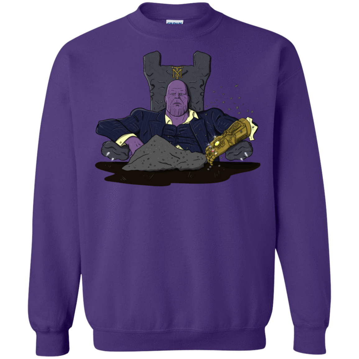 Sweatshirts Purple / S Thanos Montana Crewneck Sweatshirt