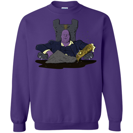 Sweatshirts Purple / S Thanos Montana Crewneck Sweatshirt