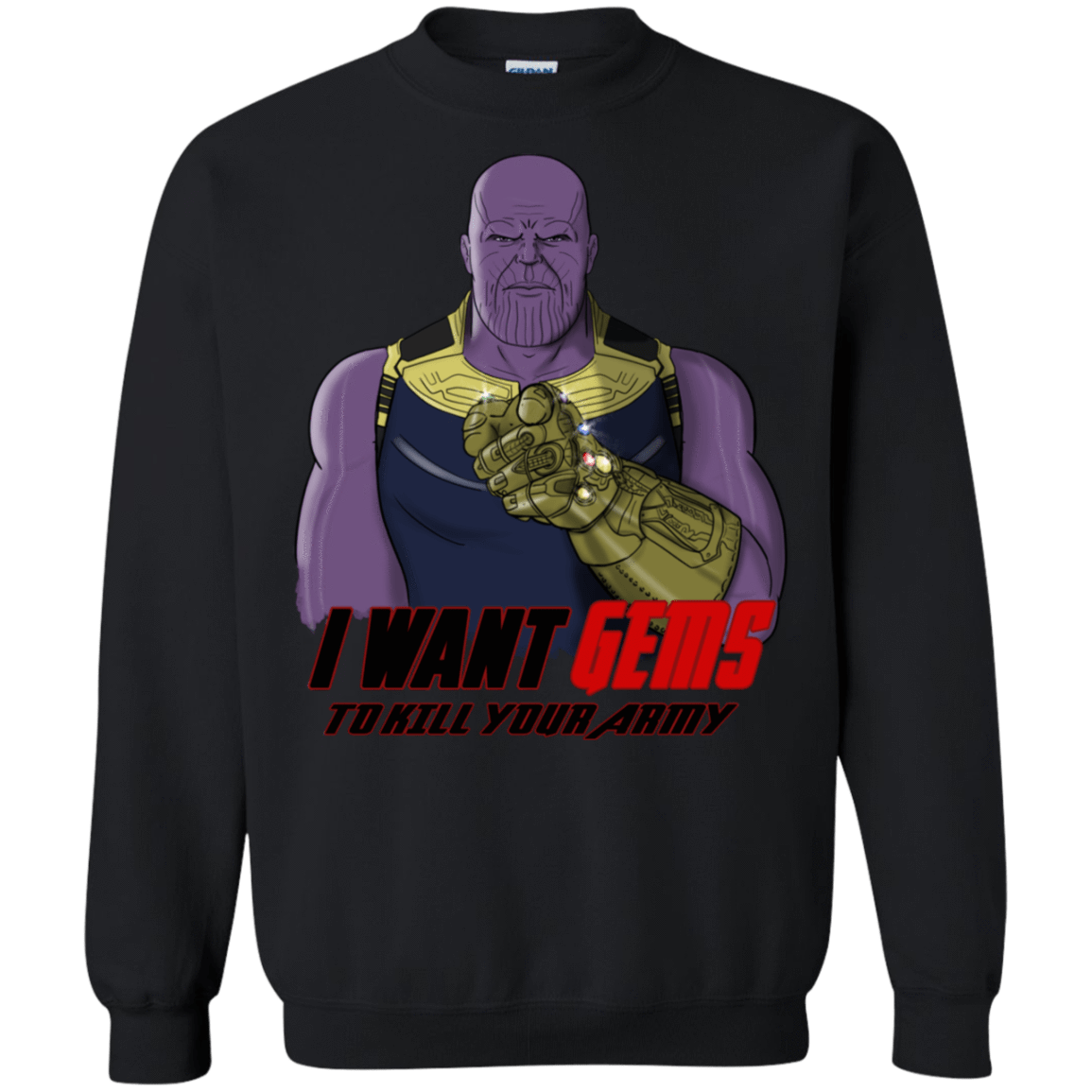 Sweatshirts Black / S Thanos Sam Crewneck Sweatshirt