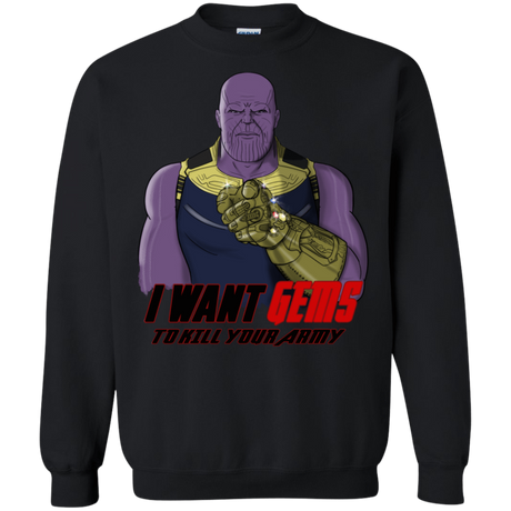 Sweatshirts Black / S Thanos Sam Crewneck Sweatshirt