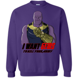 Sweatshirts Purple / S Thanos Sam Crewneck Sweatshirt
