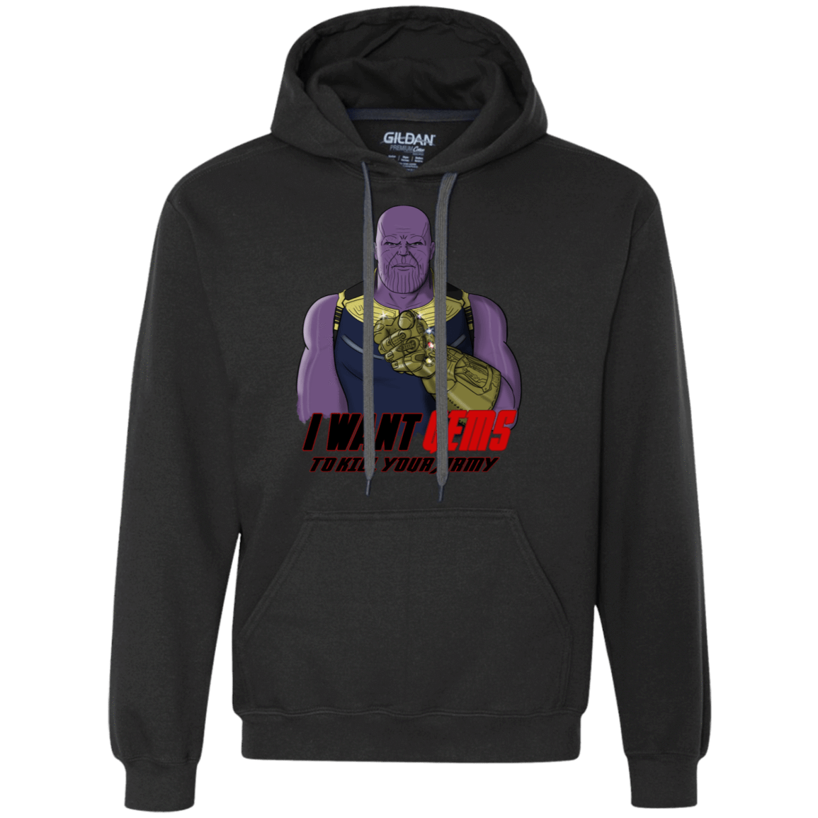 Sweatshirts Black / S Thanos Sam Premium Fleece Hoodie