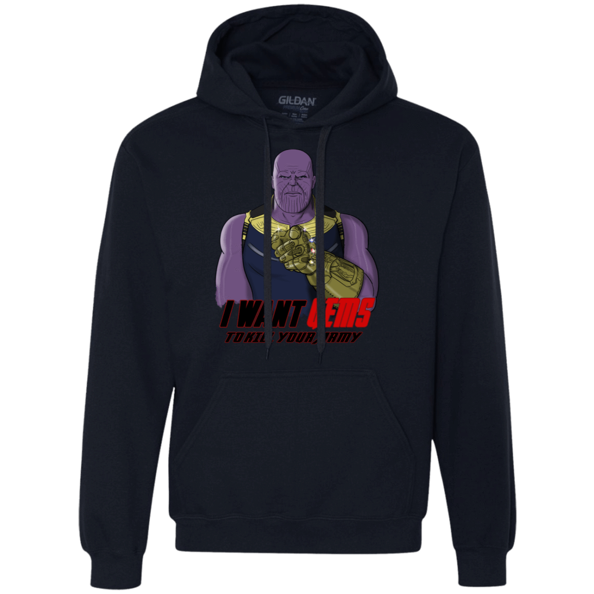 Sweatshirts Navy / S Thanos Sam Premium Fleece Hoodie