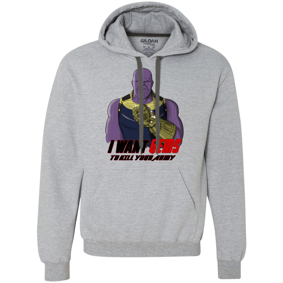 Sweatshirts Sport Grey / L Thanos Sam Premium Fleece Hoodie