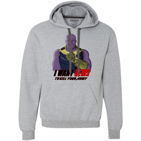 Sweatshirts Sport Grey / L Thanos Sam Premium Fleece Hoodie