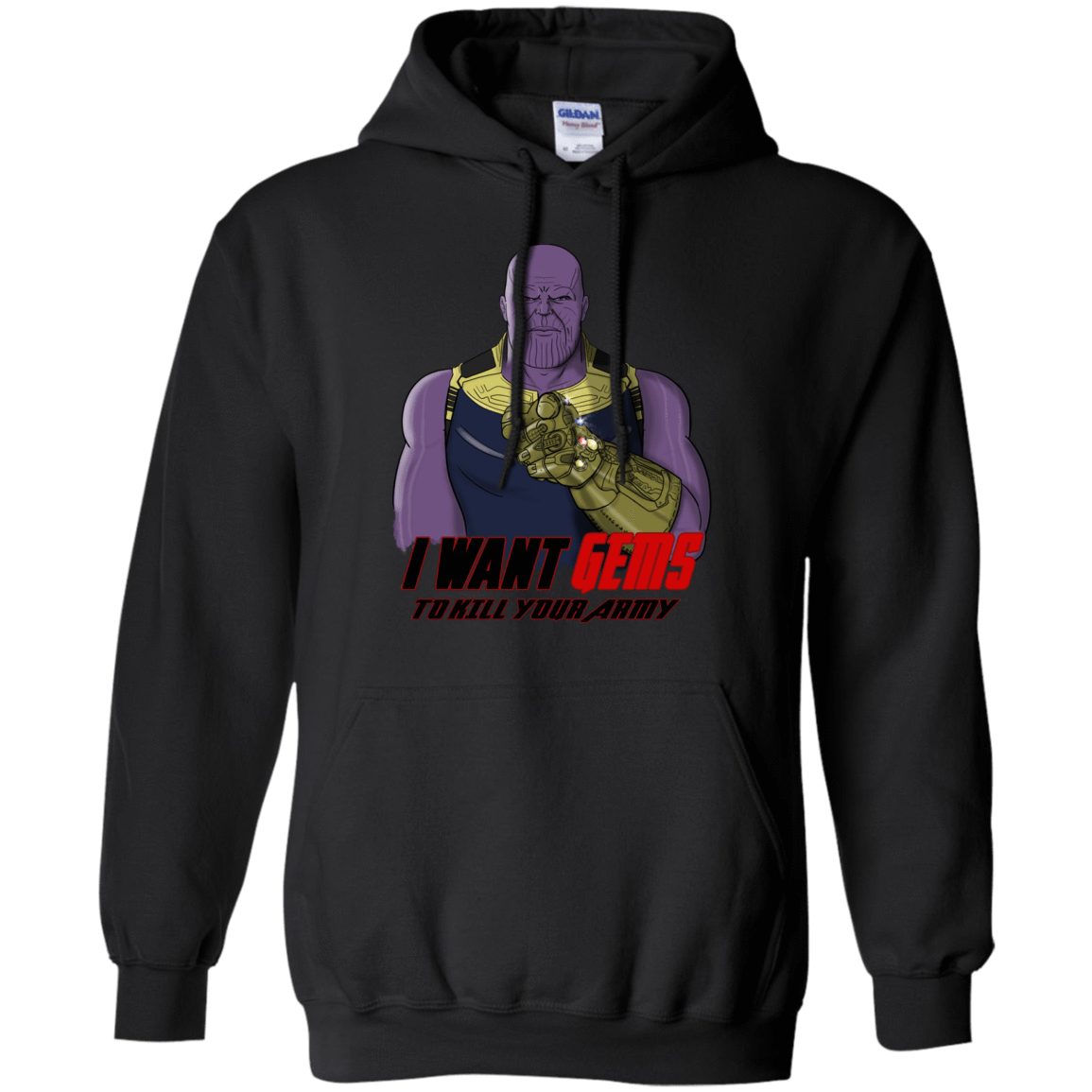 Sweatshirts Black / S Thanos Sam Pullover Hoodie