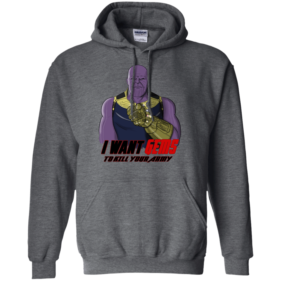 Sweatshirts Dark Heather / S Thanos Sam Pullover Hoodie