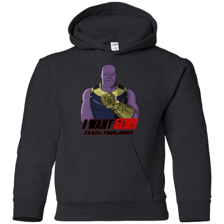 Sweatshirts Black / YS Thanos Sam Youth Hoodie