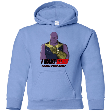 Sweatshirts Carolina Blue / YS Thanos Sam Youth Hoodie