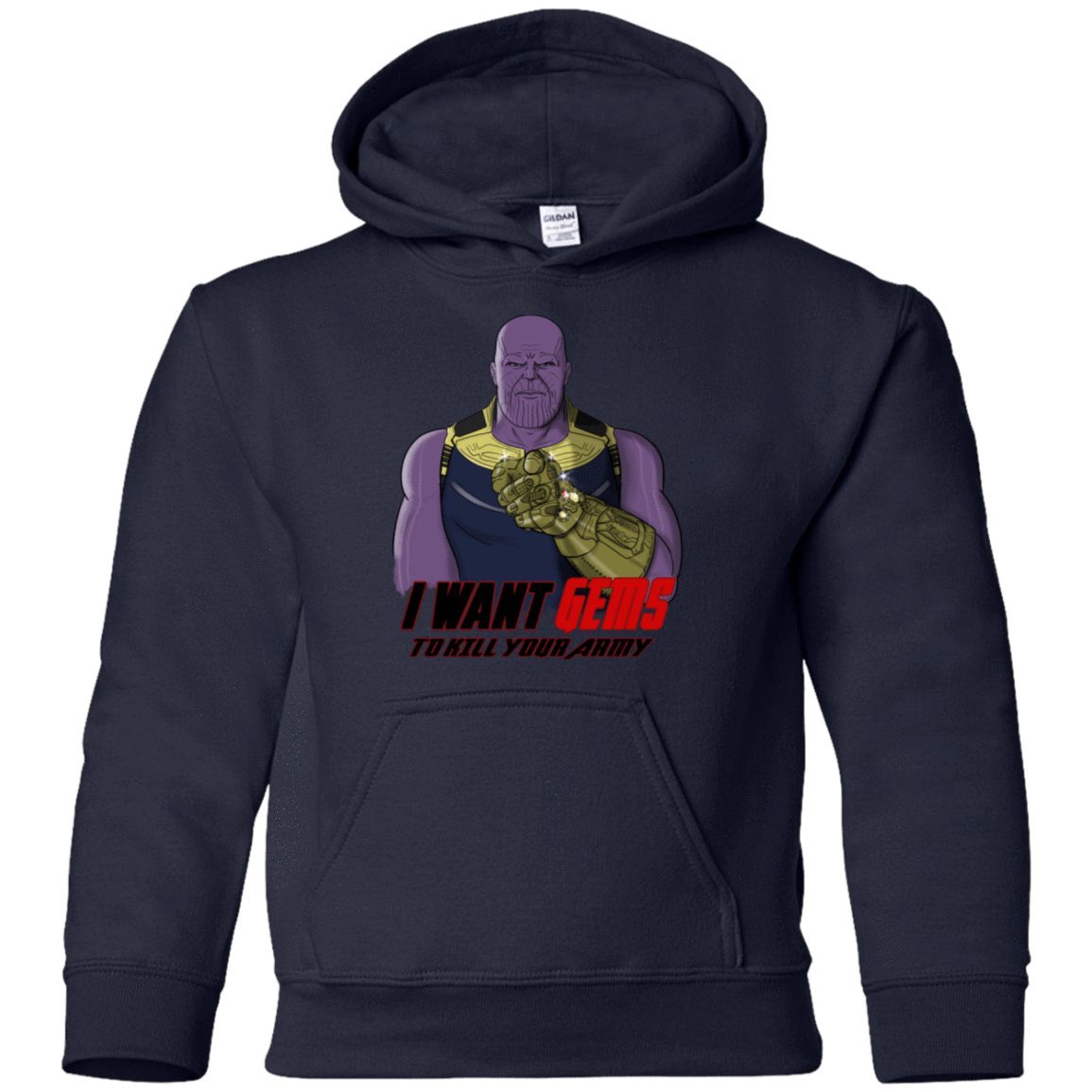 Sweatshirts Navy / YS Thanos Sam Youth Hoodie
