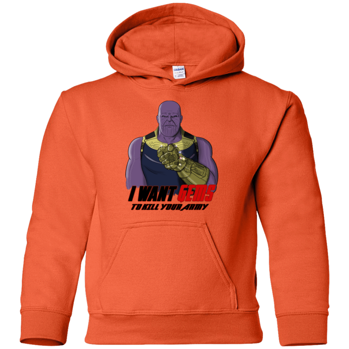 Sweatshirts Orange / YS Thanos Sam Youth Hoodie
