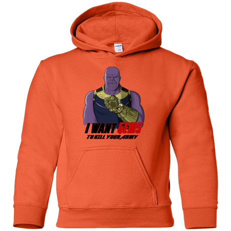Sweatshirts Orange / YS Thanos Sam Youth Hoodie