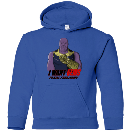Sweatshirts Royal / YS Thanos Sam Youth Hoodie