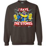 Sweatshirts Dark Chocolate / S Thanos stones Crewneck Sweatshirt