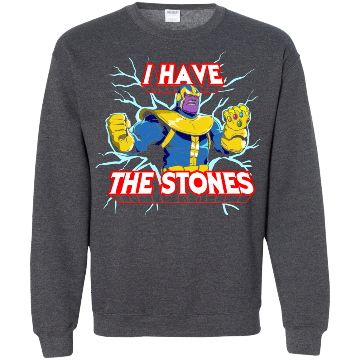 Sweatshirts Dark Heather / S Thanos stones Crewneck Sweatshirt