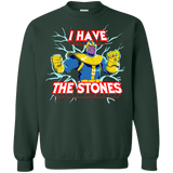 Sweatshirts Forest Green / S Thanos stones Crewneck Sweatshirt