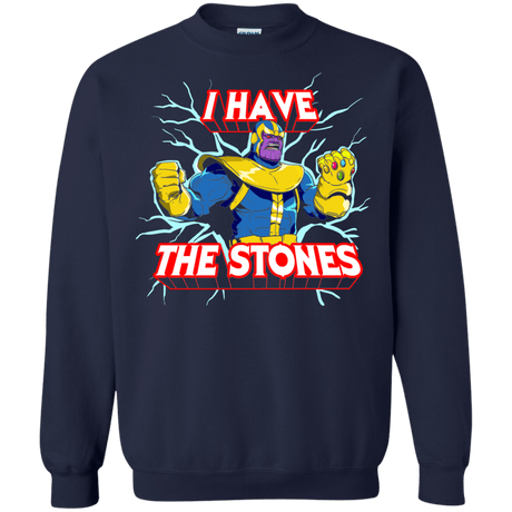 Sweatshirts Navy / S Thanos stones Crewneck Sweatshirt