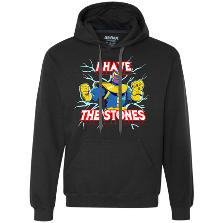 Sweatshirts Black / S Thanos stones Premium Fleece Hoodie