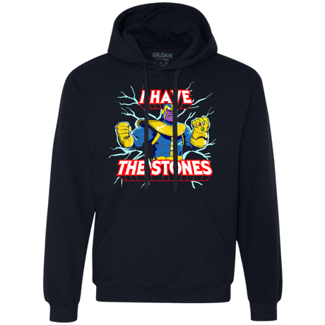Sweatshirts Navy / S Thanos stones Premium Fleece Hoodie