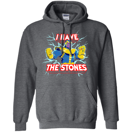 Sweatshirts Dark Heather / S Thanos stones Pullover Hoodie