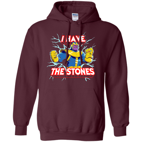 Sweatshirts Maroon / S Thanos stones Pullover Hoodie