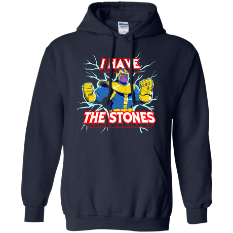 Sweatshirts Navy / S Thanos stones Pullover Hoodie