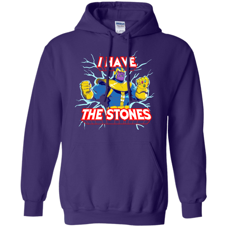 Sweatshirts Purple / S Thanos stones Pullover Hoodie