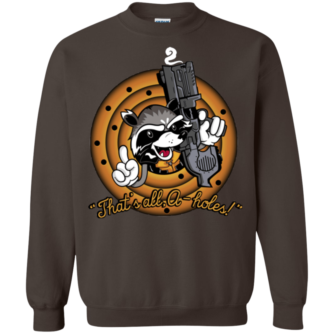 Sweatshirts Dark Chocolate / Small Thats All A-Holes Crewneck Sweatshirt