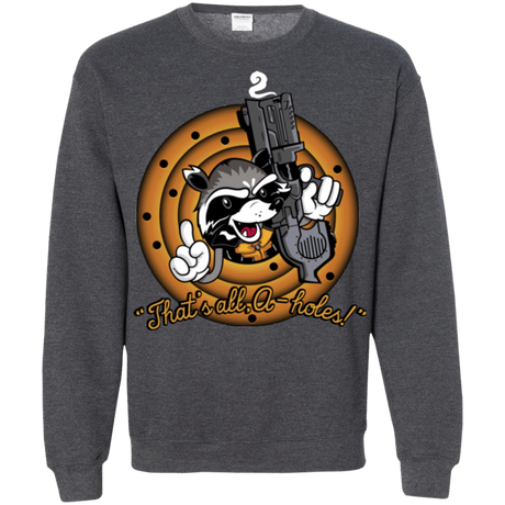 Sweatshirts Dark Heather / Small Thats All A-Holes Crewneck Sweatshirt