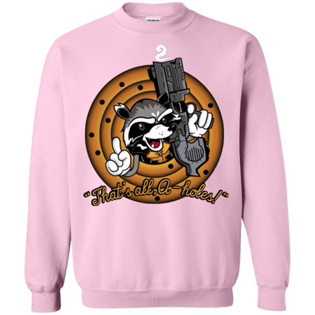 Sweatshirts Light Pink / Small Thats All A-Holes Crewneck Sweatshirt