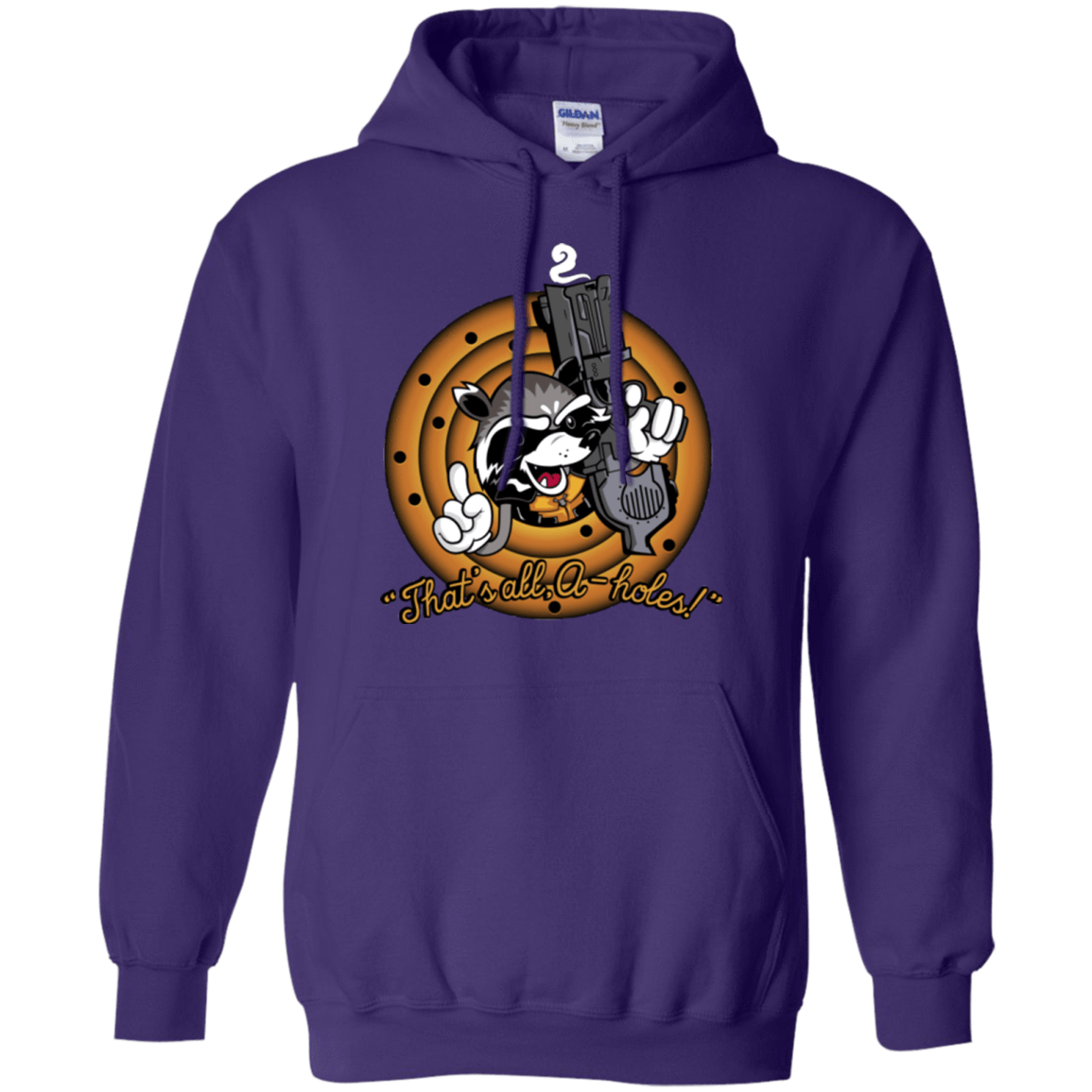 Sweatshirts Purple / Small Thats All A-Holes Pullover Hoodie
