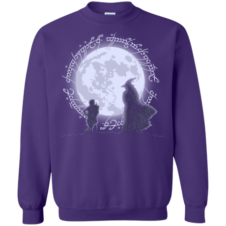 Sweatshirts Purple / Small The Adventure Begins Crewneck Sweatshirt